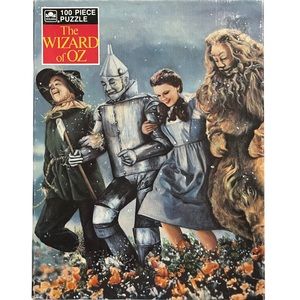 The Wizard of Oz 100 Piece Puzzle 1988 Golden 11 1/2” x 15” Vintage